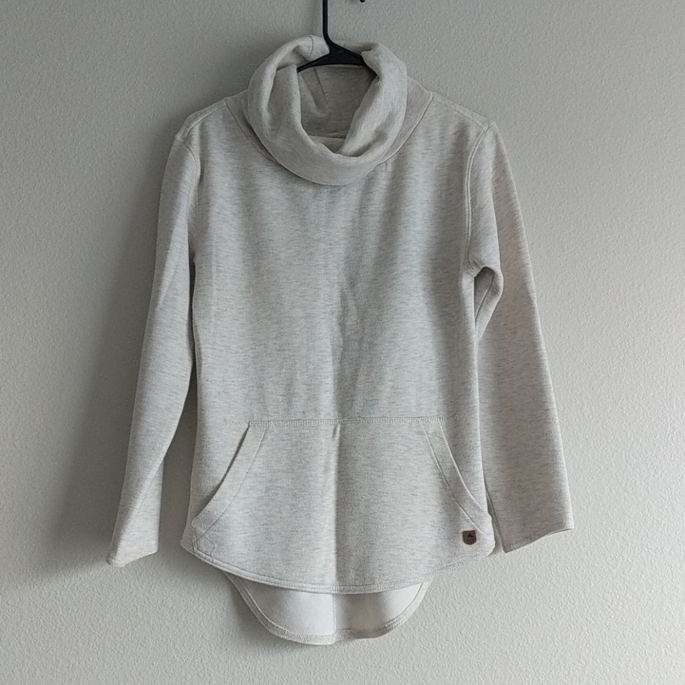 Burton cowl neck sweater white